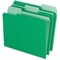 Pendaflex FOLDER, FILE, LTR, 1/3, GN/LTGN, 100PK 15213BGR - alternate 1