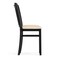 Flash Furniture HERCULES Black Ladder Back Metal Restaurant Chair - Tan Vinyl Seat XU-DG-6Q2B-VRT-TNV-GG - alternate 4