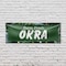 Signmission Farm Fresh Okra, 48 Inch x 120 Inch, Vinyl Banner B-120-30603 - alternate 3
