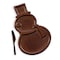 Picnic Time Family Of Brands Reversible Snowman Sectioned Serving Tray with Knife, Stained Parawood 847-06-512-000-0 - alternate 4