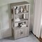Martha Stewart Hutton Four Tier Shaker Style Bookcase with Storage Cabinet in Gray Washed Wood with Oil Rubbed Bronze Hardware ZG-053-GY-BK-MS - alternate 6