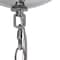 Homeroots Silver Chandelier Iron Ceiling Light With Clear Shades 651691 - alternate 2