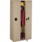 Tennsco Wardrobe Locker, 36 in W, 18 in D, 72 in H, (1) Tier, (3) Wide, Sand STS-121872-CSD - alternate 1