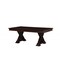 Homeroots 60" Espresso Solid Wood Pedestal Base Dining Table 318945 - alternate 3