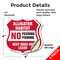 Signmission Alligator Warning Shield Sign Alligator, 4 inch X 4 inch, Vinyl Decal, 2PK SHI-D-2PACK-4-357 - alternate 5