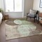 Homeroots 8' X 10' Artichoke Green Brown And Beige Geometric Washable Indoor Outdoor Area Rug 604902 - alternate 4