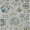 Homeroots 10' X 14' Taupe Navy Blue And Denim Blue Floral Washable Indoor Outdoor Area Rug 589511 - alternate 7
