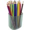 Acrimet Jumbo Pencil Holder Pen Cup Caddy Super Sized Desktop Organizer Clear Green 934.5 - alternate 6