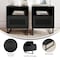 Flash Furniture Square 17 in W, 19 in L, Black 2-EV-ST4043-ZZ-BLK-GG - alternate 5