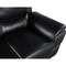 Homeroots 69in Black and Silver Leather Loveseat 720507 - alternate 5