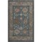 Jonathan Y Kisara Oushak Style Distressed Border Non-Slip Machine-Washable Green/Brown 4 ft. x 6 ft. Area Rug PTN101A-4 - alternate 1