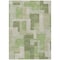 Homeroots 3' X 5' Green Sage And Beige Geometric Washable Indoor Outdoor Area Rug 613205 - alternate 4