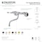 Kingston Brass Double-Handle Wall Mount Bathroom Faucet, Brushed Nickel KS315SN - alternate 5