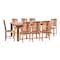 Homeroots 84" Brown Solid Wood Dining Table 521842 - alternate 3