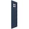 Ekena Millwork True Fit PVC San Antonio Mission Style Fixed Mount Shutters, Starless Night Blue, 18W x 32H, PR TFP001ST18X032OB - alternate 3