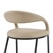 Armen Living Ramona 26in Counter Stool with Matte Black Iron and Beige Faux Leather LCRABABLKBG26 - alternate 6