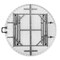 Regency Trestle 4 ft Round Folding Table, Fold-in-Half with Handle, Heavy-Duty Steel Frame, 48 in, White TBM48RNDWH - alternate 7