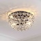 Jonathan Y Izzy 15.5" 2-Light Modern Glam Metal Dome LED Flush Mount w/Crystal Flower Accents, Oil Rubbed Bronze JYL9043C - alternate 6