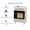 Procom Heating Natural Gas Ventless Infrared Plaque Heater With Base Feet - 10,000 BTU, Manual Control MN100HPA-B - alternate 5