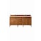 James Martin Vanities Brittany 72'' D Vanity, Saddle Brown w/ Ethereal Noctis Silestone Top w/FreePower Wireless Charger 650-V72-SBR-FENC - alternate 1