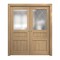 Sartodoors Sliding French Double Pocket Doors 64 x 80 inches, Ego 5011 Natural Oak, Kit Rail Hardware, Solid EGO5011DP-SNA-64 - alternate 1