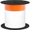 Brother Pre-CutLabelStockRoll, Orange/White, Gloss BMSLT406CNT - alternate 1