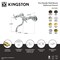 Kingston Brass Double-Handle Wall Mount Bathroom Faucet, Oil Rubbed Bronze KS2115BEX - alternate 5