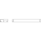 Siemens ALPHA 630 DIN partition horizontal W = 500 mm D = 250/320 mm sheet steel 8GK9520-0KK20 - alternate 3