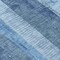Homeroots 8' Blue And Gray Round Striped Washable Indoor Outdoor Area Rug 617838 - alternate 5