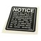 Cnh DECAL WARNING, CNH OEM 76079248 76079248 - alternate 2