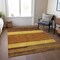Homeroots 5' X 8' Terra Cotta Gold And Brown Abstract Washable Indoor Outdoor Area Rug 615303 - alternate 6