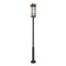 Z-Lite Fortis Sand Black 3 Light Outdoor Post Mounted Fixture 5031PHXLR-5010P-BK - alternate 1