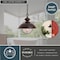Vaxcel Harwich 1 Light Bronze Coastal Outdoor Barn Dome Pendant Clear Glass OD21506BBZ - alternate 4