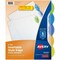 Avery Dividers, Insert, Style, 5Tab 5PK AVE11200 - alternate 1