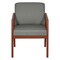 Office Star Products Cherry Finish Visitor's Chair with Freeflex Ember Memory Foam Seat WD587-9211 - alternate 4