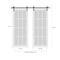 Sartodoors Sturdy Double Barn Door with, Lucia 22 Matte Black with Frosted Glass, 13FT Rail Hangers Heavy Set LUCIA22DB-S-BLK-5684 - alternate 4