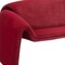 Homeroots 70" Red Velvet Sofa 574002 - alternate 4