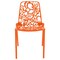 Leisuremod Modern Devon Aluminum Chair, Orange DC23OR - alternate 7