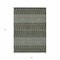 Homeroots 5' X 8' Brown Green And Olive Green Tribal Washable Indoor Outdoor Area Rug 582549 - alternate 6