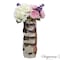 Uniquewise Small Decorative Modern Metal Honeycomb Design Table Flower Vase in Silver, 9-Inch Height QI004247.S - alternate 1