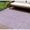 Homeroots 10' X 14' Lavender Lilac And Ivory Floral Washable Indoor Outdoor Area Rug 582361 - alternate 1