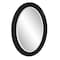 Homeroots 33" Black Oval Framed Accent Mirror 384187 - alternate 6