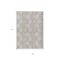 Homeroots 5' X 8' Taupe Beige And Khaki Floral Medallion Washable Indoor Outdoor Area Rug 614636 - alternate 5
