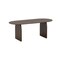 Homeroots 79" Brown Solid Wood Double Pedestal Base Oval Dining Table 712216 - alternate 1