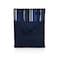 Picnic Time Family Of Brands Vista Outdoor Picnic Blanket & Tote, Blue Stripe Pattern with Navy Blue Exterior 821-00-138-000-0 - alternate 4
