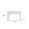 Homeroots 47" Silver Mirrored Writing Desk With Three Drawers 402022 - alternate 3