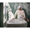 Kohler Baths, 69.6 in L, 34.5 in W, White, Lithocast 32131-HW1 - alternate 3