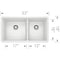 Blanco Precis 1-3/4 Bowl, White 441125 - alternate 2