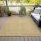Homeroots 10' X 14' Gold And Ivory Geometric Washable Indoor Outdoor Area Rug 602376 - alternate 3