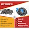 Mytee Products 3/8in x 10ft G100 High Grade Transportation Chain w/ Grab Hooks, 8800 lbs WLL, 2PK CH3810-G100x2 - alternate 5
